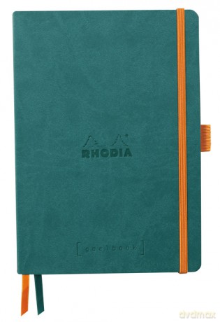 Notes Rhodia Rhodiarama Goalbook peacock A5 w kropki Softcover