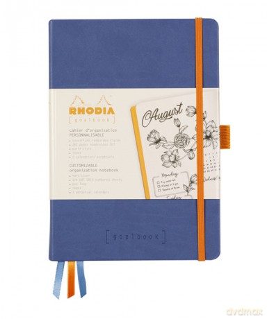 Notes Rhodia Rhodiarama Goalbook sapphire A5 w kropki Hardcover