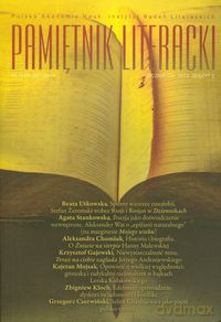 Pamiętnik literacki 2/2013 [KSIĄŻKA]