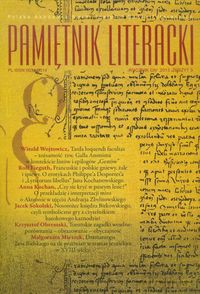 Pamiętnik literacki 3/2013 [KSIĄŻKA]