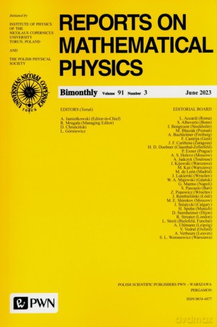 Reports on Mathematical Physics 91/3 [Książka]
