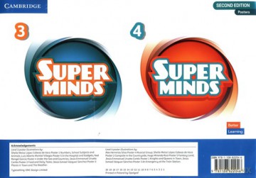 Super Minds Levels 3â4 Poster Pack British English - Zavala Iturbe Carmen, Herbert Puchta