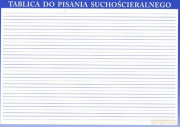 Tablica do pisania suchościeralnego