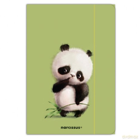 Teczka A4 z gumką FUN Panda 10 sztuk