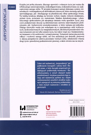 Tożsamość narracyjna jako warunek autentycznej podmiotowości prawnej - Bartosz Wojciechowski [KSIĄŻKA]