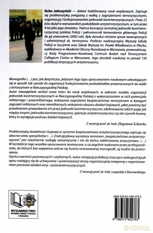 Jednostka kontrterrorystyczna - element działań bojowych w systemie bezpieczeństwa antyterrorystycznego - Kuba Jałoszyński [KSIĄŻKA]