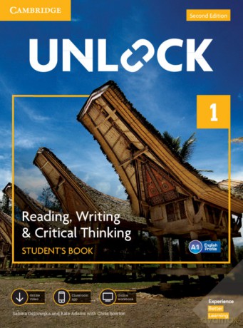 Unlock Level 1 Reading, Writing and Critical Thinking Student's Book with Digital Pack - Sabina Ostrowska, Kate Adams [KSIĄŻKA]