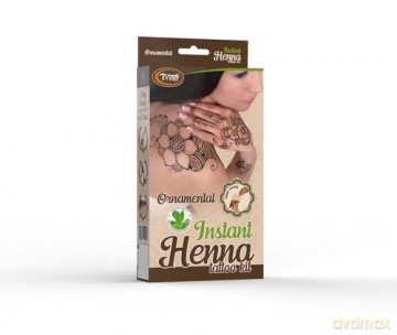 Zestaw do tatuażu henna Ornamentalny