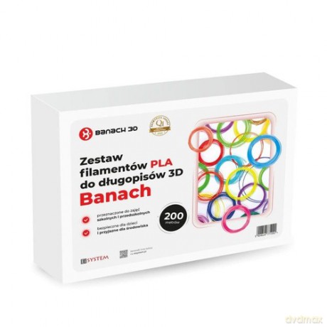 Zestaw filamentów Banach do długopisów 3D wiosna-lato