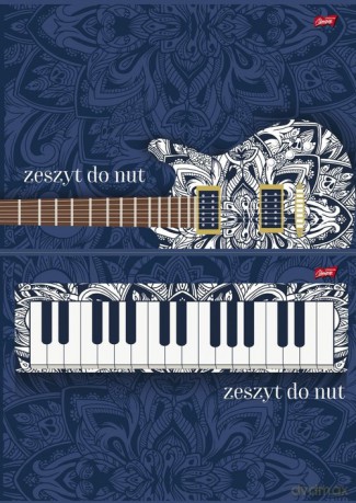 Zeszyty do nut A4 16 kartek 20 sztuk mix