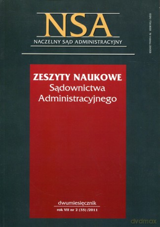 Zeszyty Naukowe Sądownictwa Administracyjnego 2/2011 [KSIĄŻKA]