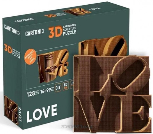 3D kartonowe - Love [PUZZLE]
