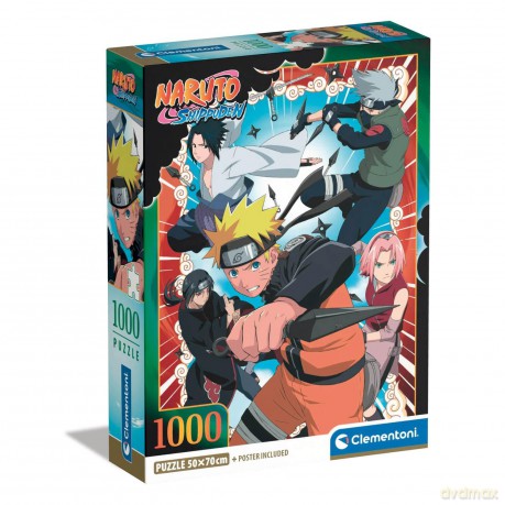 CLEMENTONI 1000 el. Compact Anime Naruto Shippuden [PUZZLE]