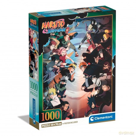 CLEMENTONI 1000 el. Compact Anime Naruto Shippuden [PUZZLE]