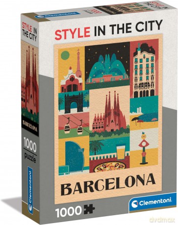CLEMENTONI 1000 el. Compact Barcelona [PUZZLE]