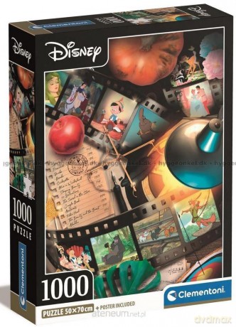 CLEMENTONI 1000 el. Compact Classic Movies [PUZZLE]