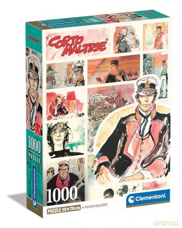 CLEMENTONI 1000 el. Compact Corto Maltese [PUZZLE]