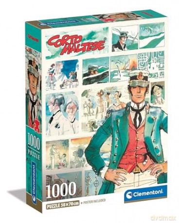 CLEMENTONI 1000 el. Compact Corto Maltese [PUZZLE]