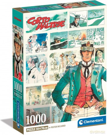 CLEMENTONI 1000 el. Compact Corto Maltese [PUZZLE]