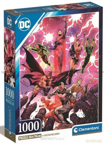 CLEMENTONI 1000 el. Compact Dc Comics Justice League [PUZZLE]