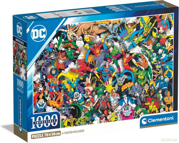 CLEMENTONI 1000 el. Compact Dc Comics Justice League [PUZZLE]