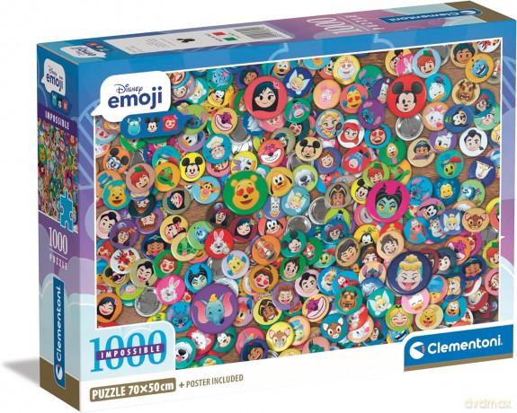 CLEMENTONI 1000 el. Compact Disney Emocji [PUZZLE]