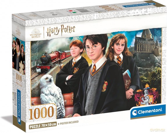 CLEMENTONI 1000 el. Compact Harry Potter [PUZZLE]