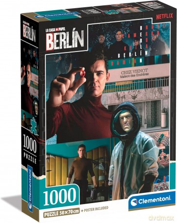 CLEMENTONI 1000 el. Compact Netflix Berlin [PUZZLE]