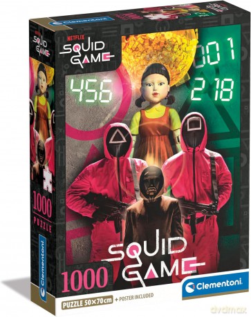 CLEMENTONI 1000 el. Compact Netflix Squid Game [PUZZLE]