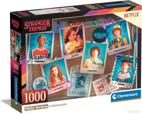 CLEMENTONI 1000 el. Compact Netflix Stranger Things [PUZZLE]