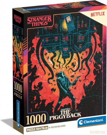 CLEMENTONI 1000 el. Compact Stranger Things [PUZZLE]