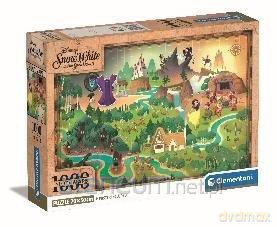 CLEMENTONI 1000 el. Compact Story Maps Snow white [PUZZLE]