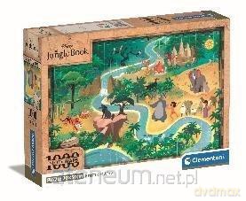 CLEMENTONI 1000 el. Compact Story Maps The Hungle book [PUZZLE]