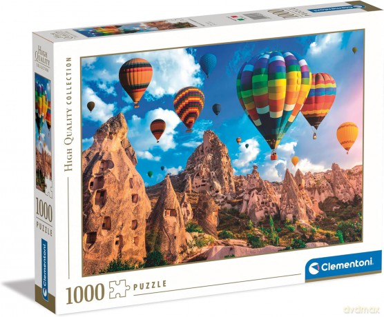 CLEMENTONI 1000 el. HQ Balloons in Cappadocia [PUZZLE]