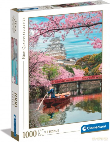 CLEMENTONI 1000 el. HQ Himeji Castle in Spring [PUZZLE]