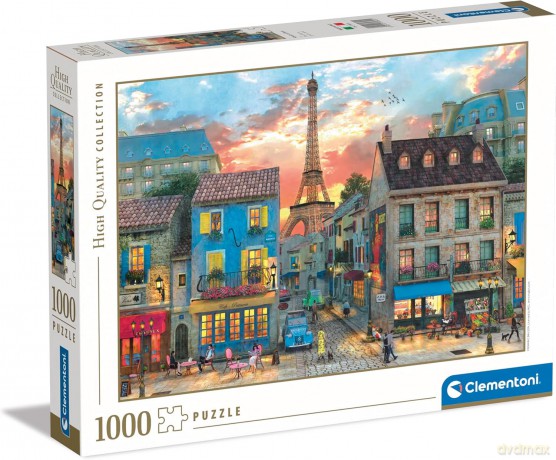 CLEMENTONI 1000 el. HQ Streets of Paris / ulice Paryża [PUZZLE]