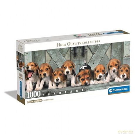CLEMENTONI 1000 el. Panorama Beagles [PUZZLE]