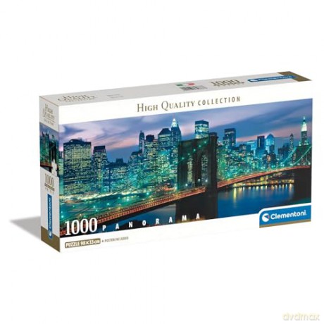 CLEMENTONI 1000 el. Panorama Brooklyn Bridge [PUZZLE]