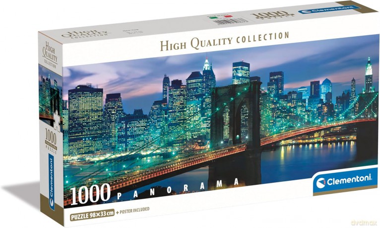 CLEMENTONI 1000 el. Panorama Brooklyn Bridge [PUZZLE]