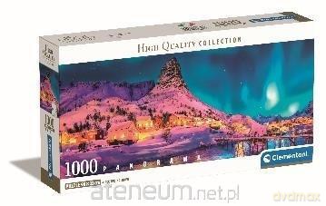 CLEMENTONI 1000 el. Panorama Colorful Night Lofoten Island [PUZZLE]