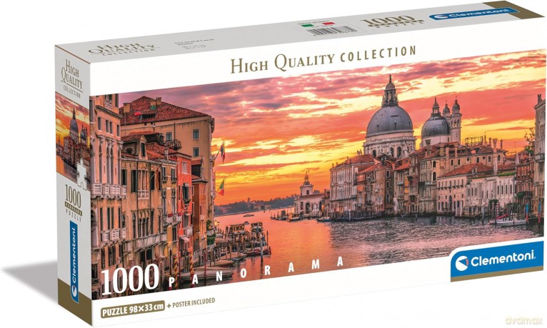 CLEMENTONI 1000 el. Panorama Grand Canal - Venice [PUZZLE]