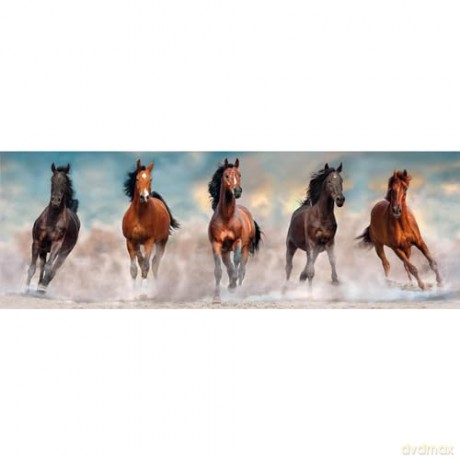CLEMENTONI 1000 el. Panorama Horses [PUZZLE]