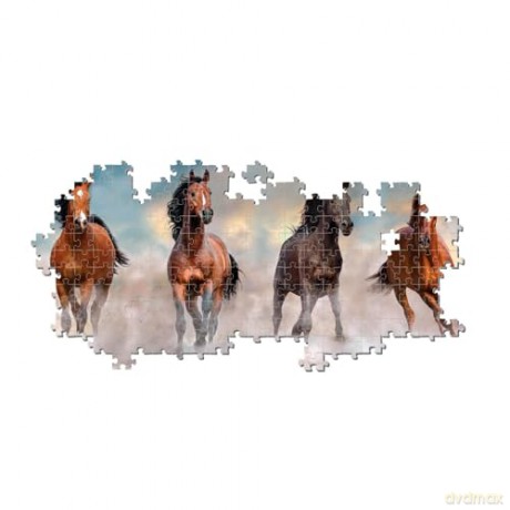 CLEMENTONI 1000 el. Panorama Horses [PUZZLE]
