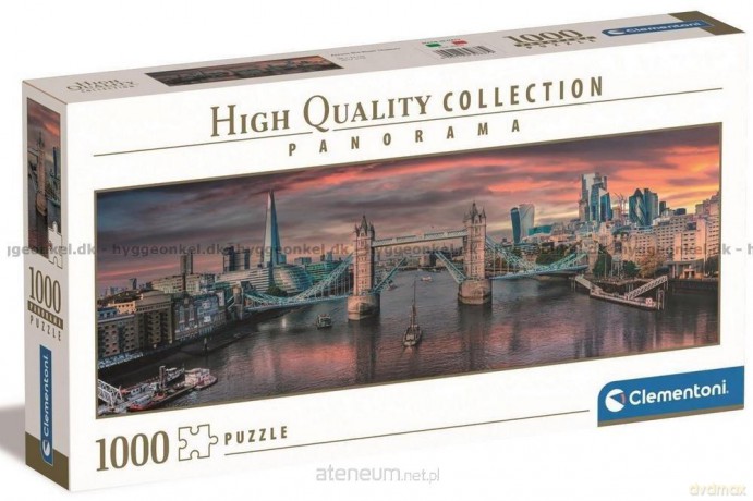CLEMENTONI 1000 el. Panorama HQ Across the River Thames [PUZZLE]