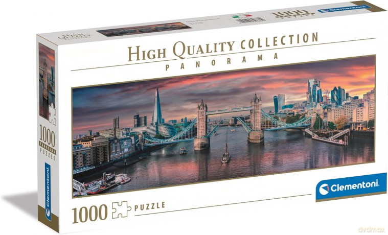 CLEMENTONI 1000 el. Panorama HQ Across the River Thames [PUZZLE]