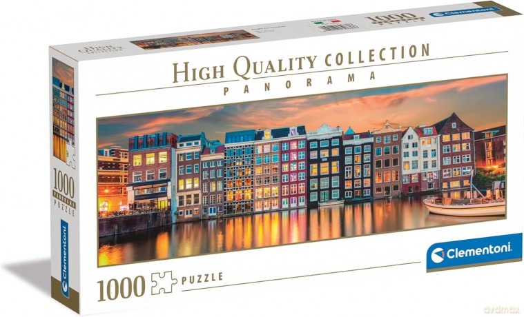 CLEMENTONI 1000 el. Panorama HQ Bright Amsterdam [PUZZLE]