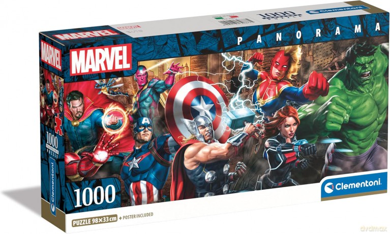 CLEMENTONI 1000 el. Panorama The Avengers [PUZZLE]