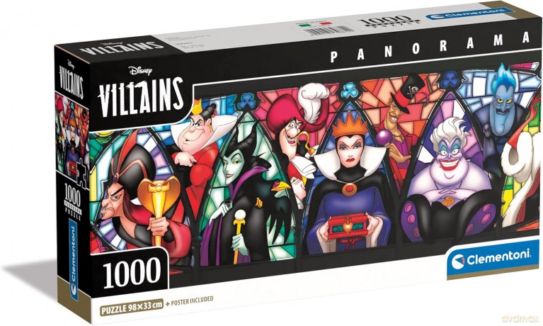 CLEMENTONI 1000 el. Panorama Villains [PUZZLE]