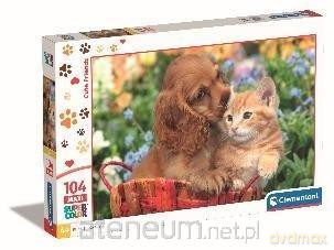 CLEMENTONI 104 el. Maxi Super Kolor Cute Friends [PUZZLE]