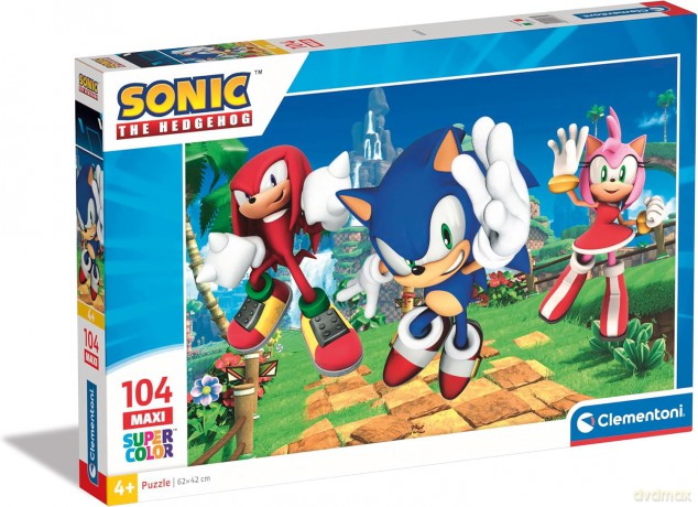 CLEMENTONI 104 el. Maxi Super Kolor Sonic [PUZZLE]